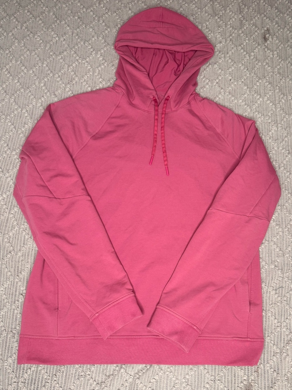 Great condition lululemon Pink Pullover Hoodie - Solid Color Cozy Sweatshirt